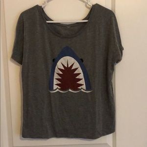 Shark graphic tee
